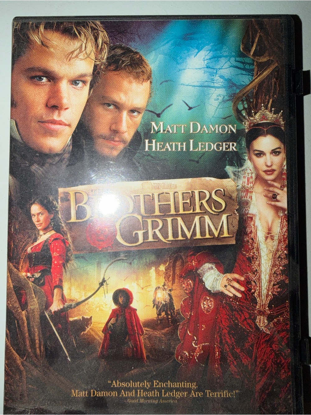 The Brothers Grimm DVD 2005 Matt Damon Heath Ledger Widescreen Fantasy